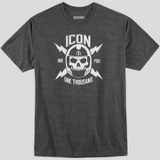 Icon Underground T-Shirt - Charcoal Cycle Refinery