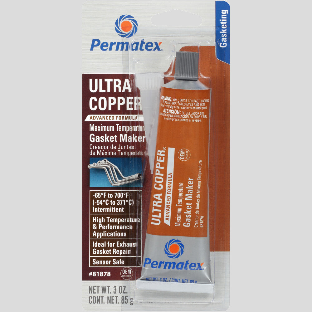 Permatex Copper Silicone Gasket Sealant Cycle Refinery