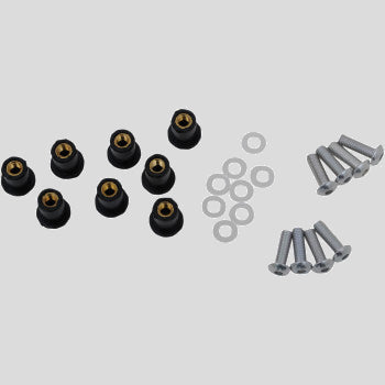 Windscreen Screw Kit - Black Cycle Refinery