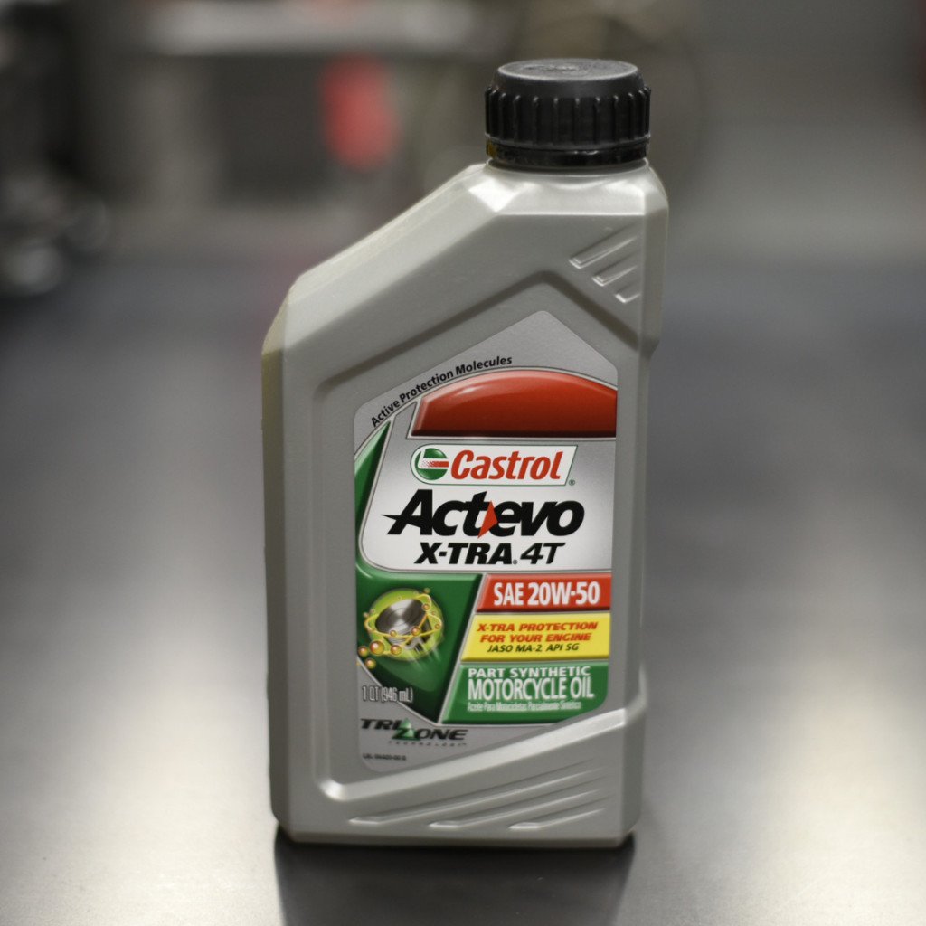 Castrol Actevo 20W50 Oil - 1 Qt Cycle Refinery